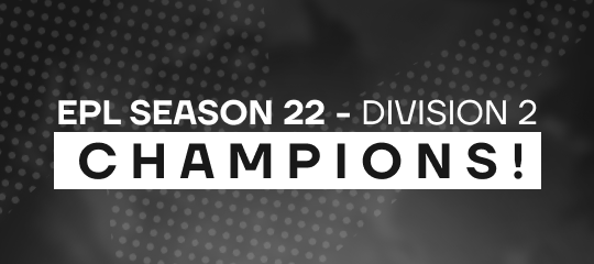 🏆 ESC are the EPL - Season 22 Division 2 champions!